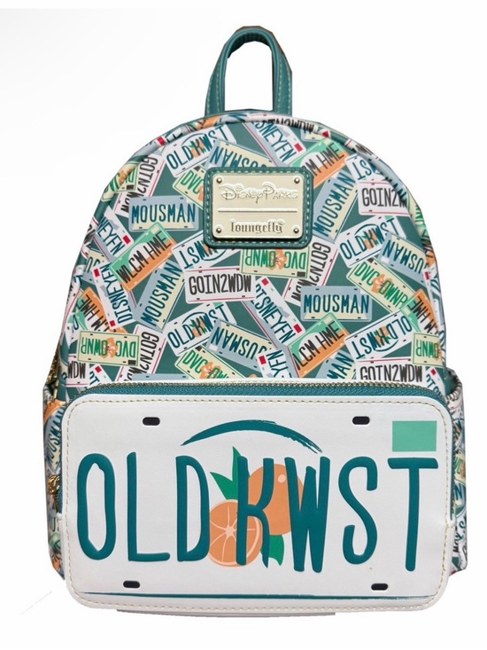 Loungefly Handbags - Loungefly Green Old Key West License-Plate Backpack